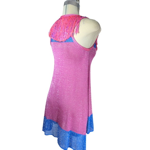 SPACE Style Concept Purple and Blue Sparkle Top Size S - Picture 9 of 17